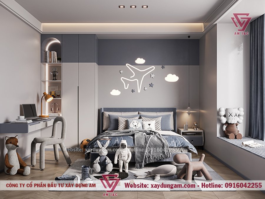 Thiết kế phòng ngủ trẻ em đẹp