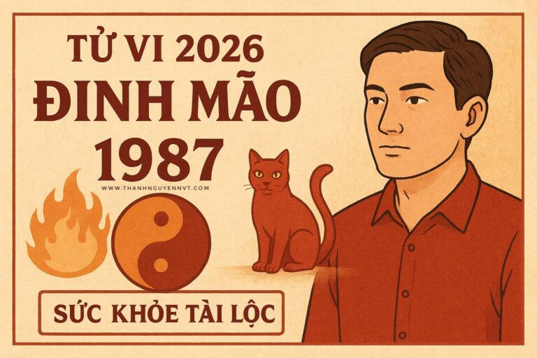 Tử vi nam Đinh Mão 1987 năm 2026