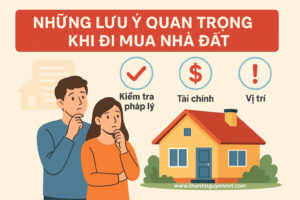 Những lưu ý khi đi mua nhà đất