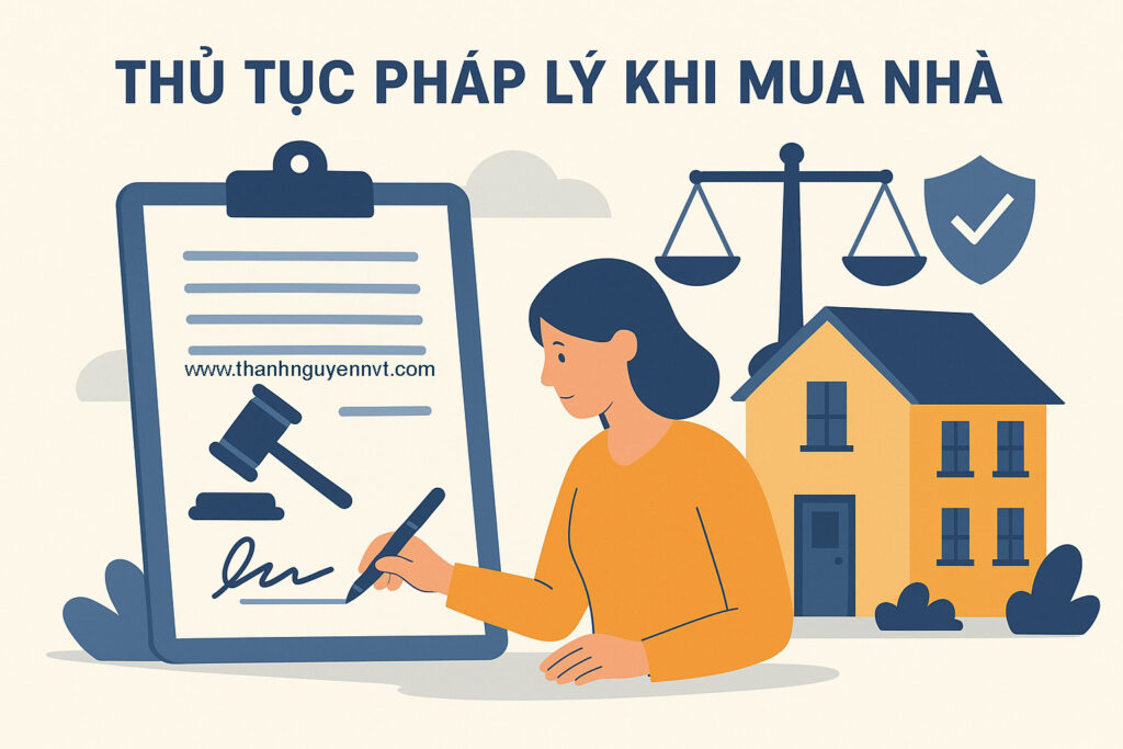 Những thủ tục pháp lý khi mua nhà